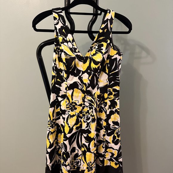 Nine West Ladies Floral Print Sleeveless Dress - Picture 1 of 3